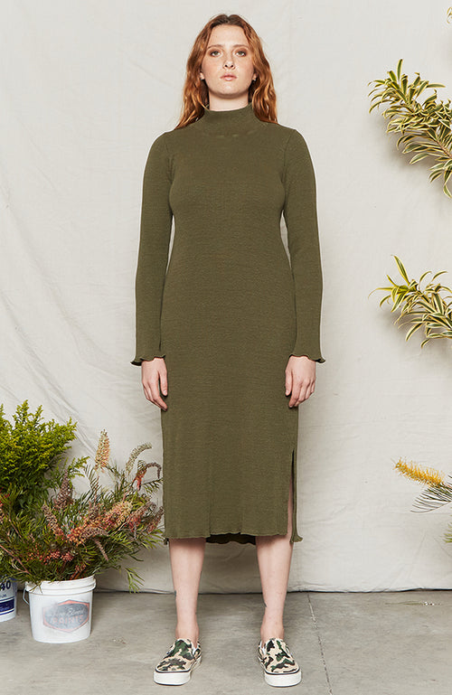 Sustainable + Ethical Hemp Midi Dress tagged "S" T Shirt Atelier Sustainable + Ethical Hemp Midi Dress tagged "S" T Shirt Atelier