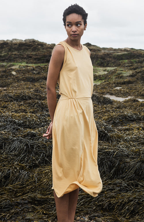 Sustainable + Ethical Hemp Midi Dress T Shirt Atelier Sustainable + Ethical Hemp Midi Dress T Shirt Atelier